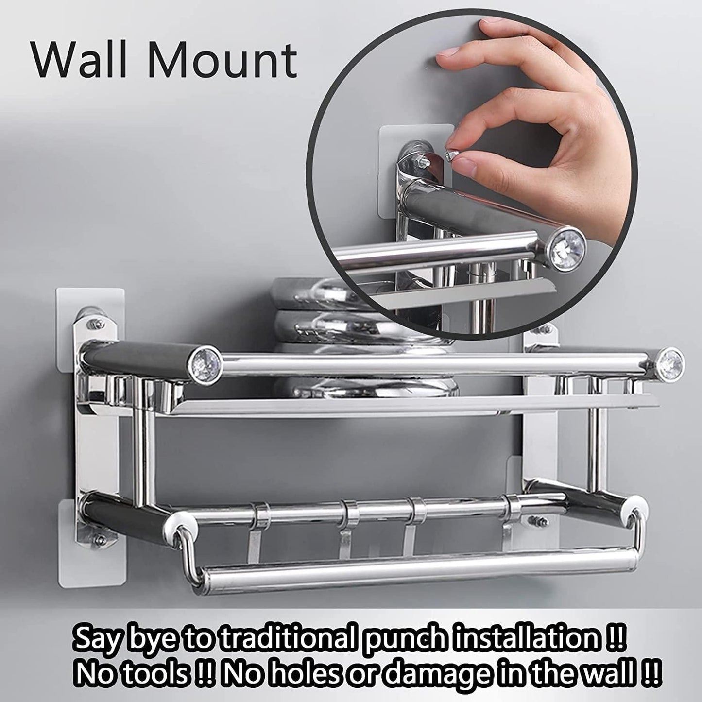 Wall Hooks-No drilling (Pack of 20)