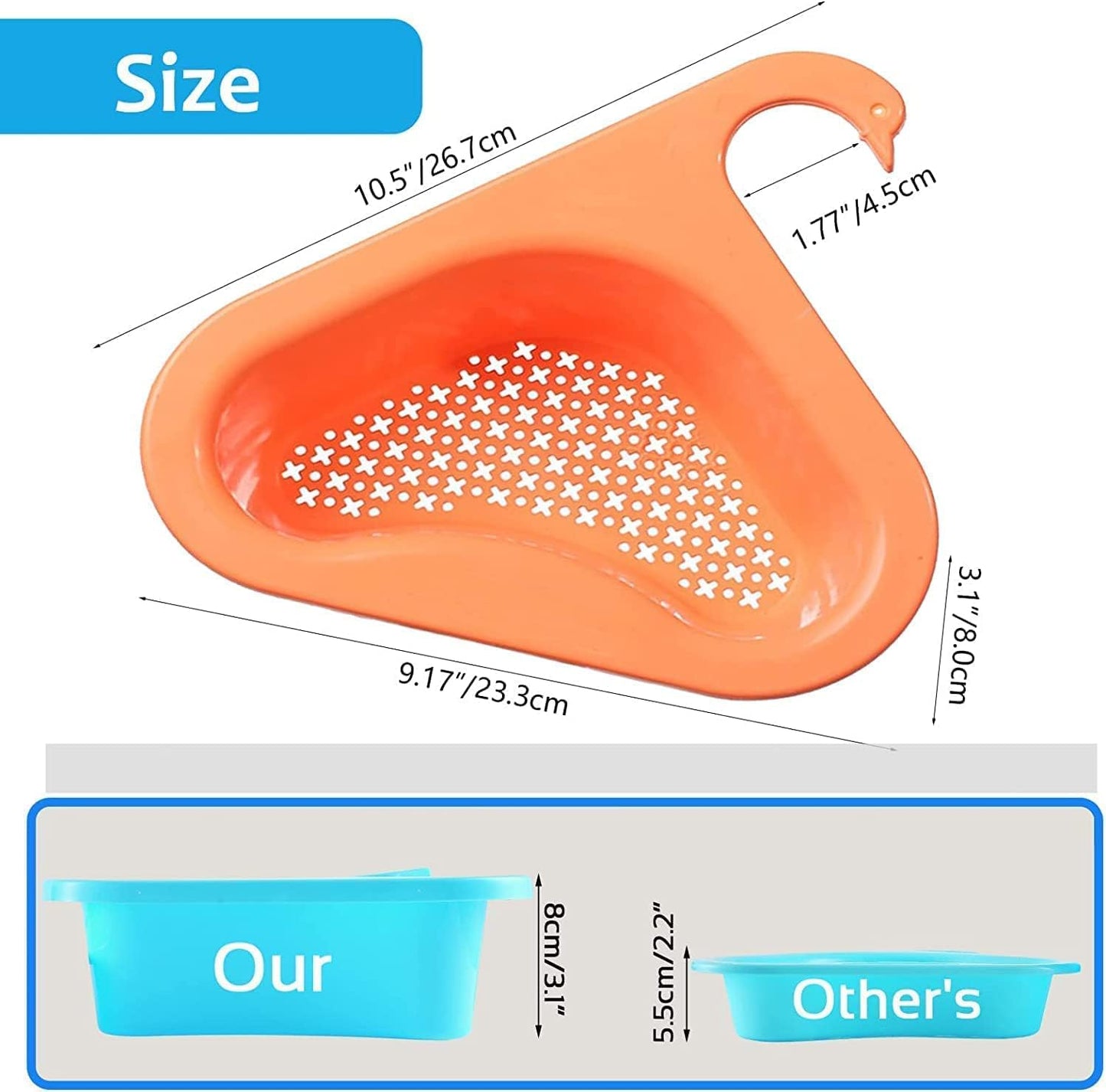 🔥 Last Day 50% OFF 🔥 - Kitchen Sink Drain Basket (Buy 1 Get 1 FREE)