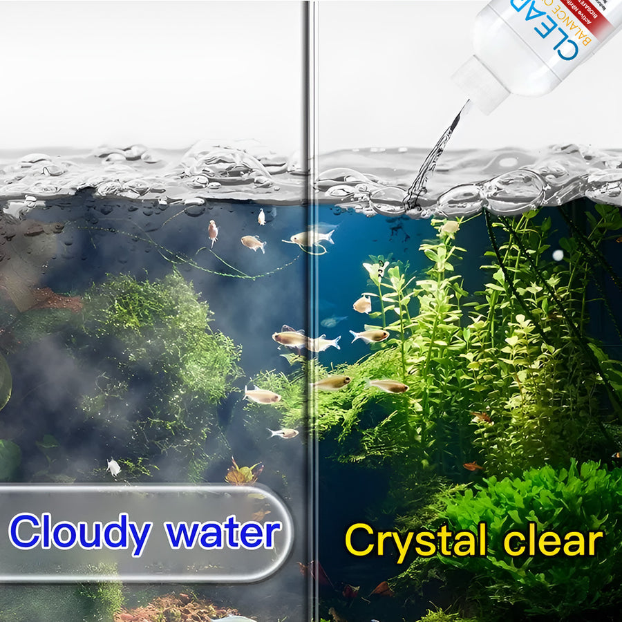 AquaClear™ Automatic Fish Tank Cleaner – ( Pack of 3 Bottles 🔥)