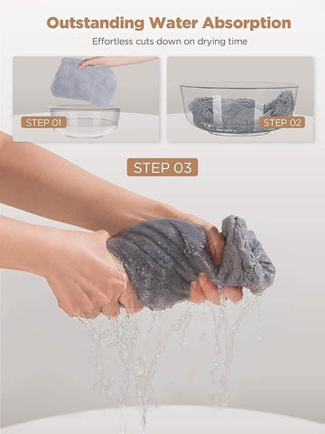 Microfiber Hair Wrap Towel