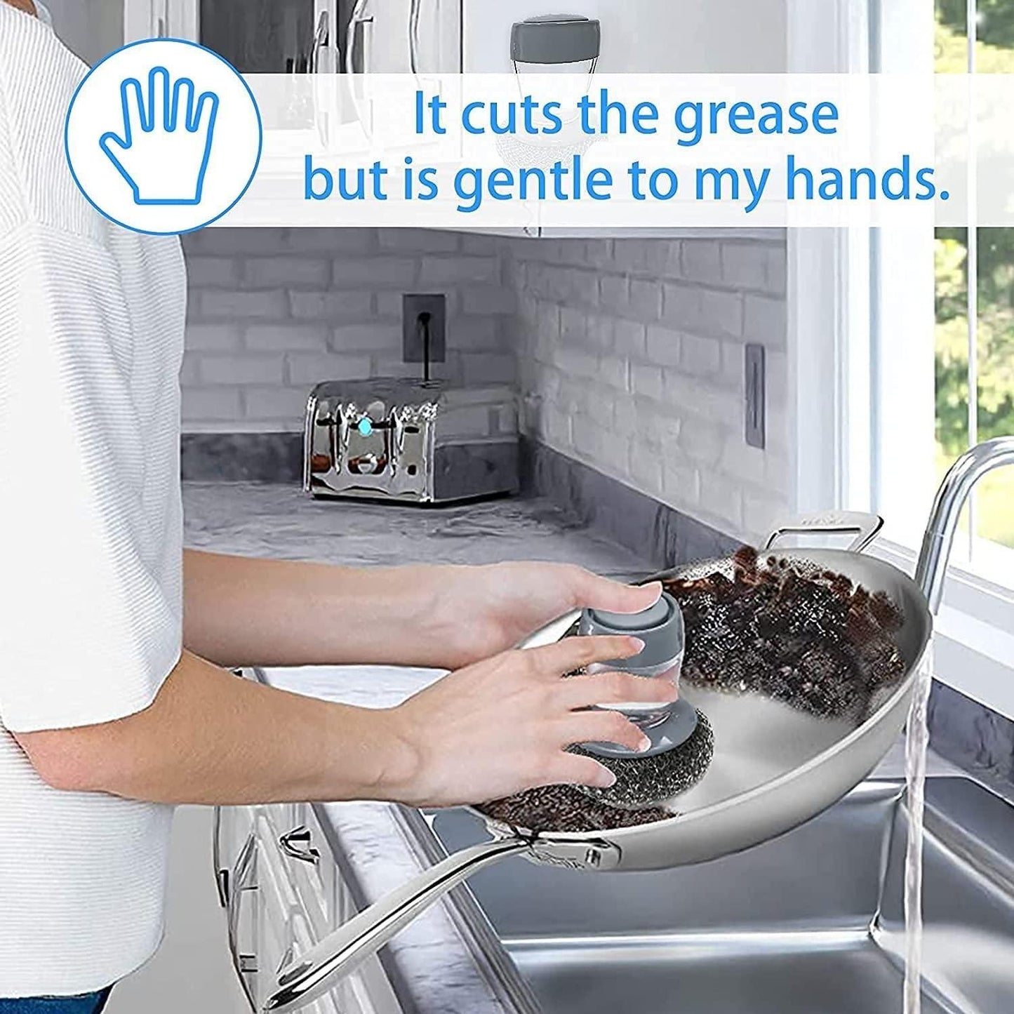 Soap Dispensing Brush