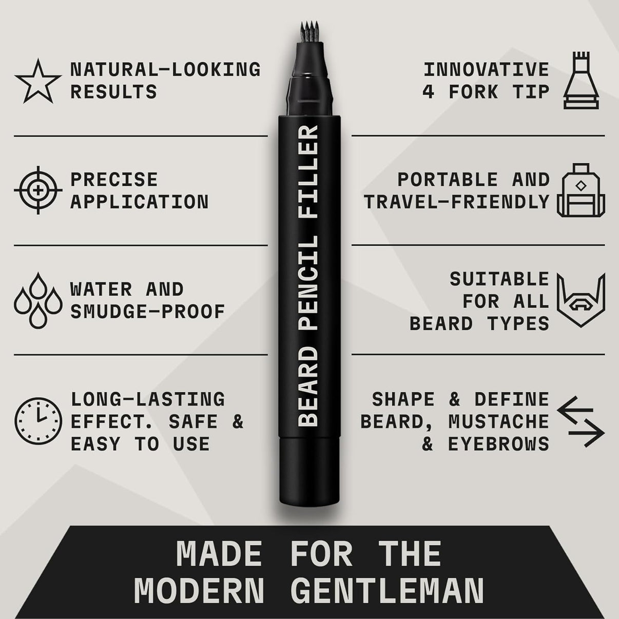 NeatBeard® Beard Filler Kit With Pen & Brush