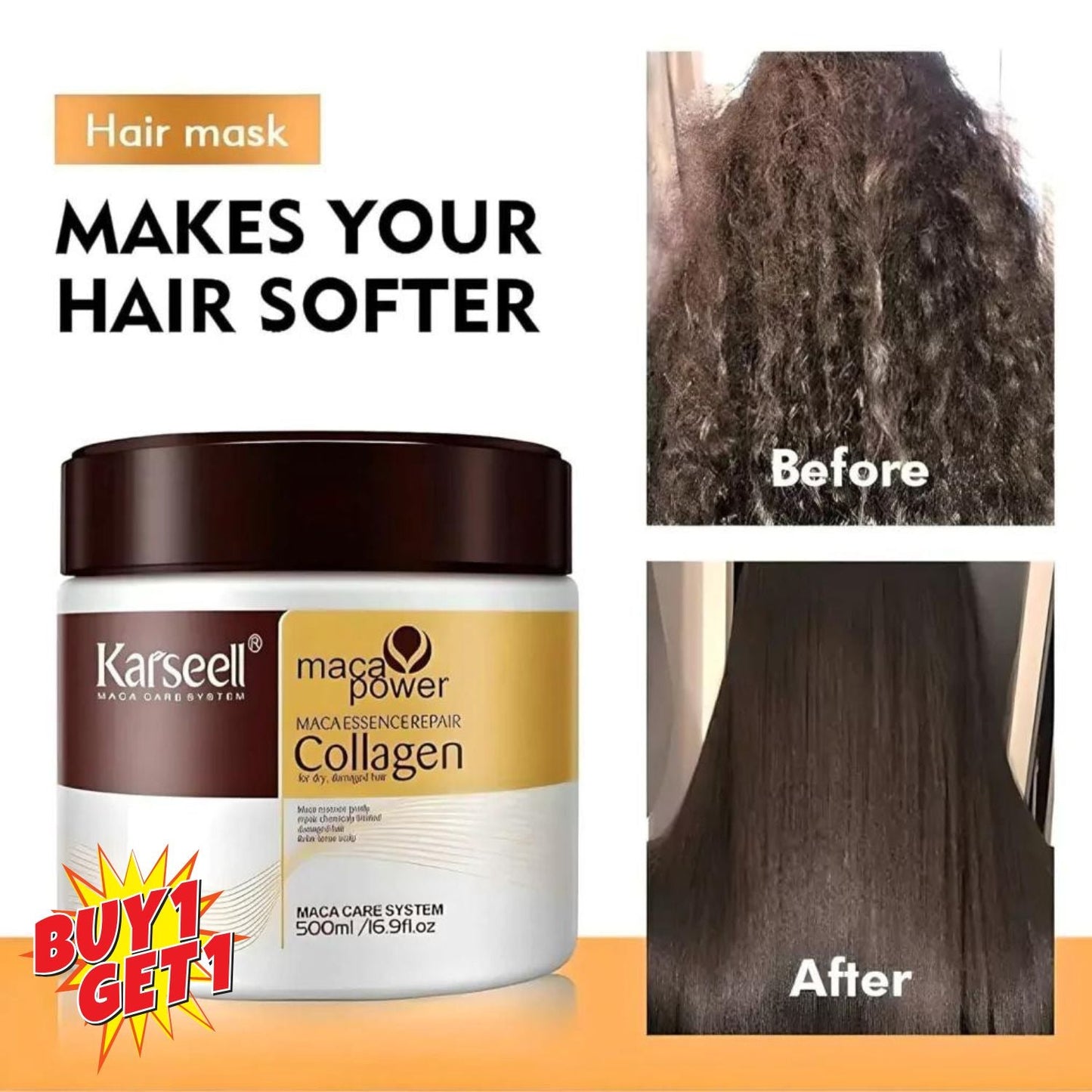 Karseel Collagen Hair Mask - ⚡️ Buy 1 Get 1 Free