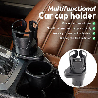 SpillProof™ 2-in-1 Multifunctional Car Cup Holder