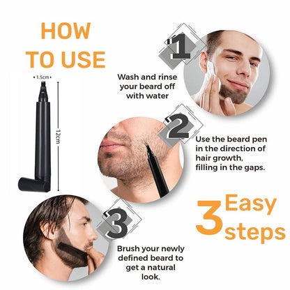 NeatBeard® Beard Filler Kit With Pen & Brush