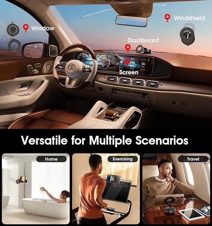 Heavy-duty 360° Vacuum Magnetic Phone Holder