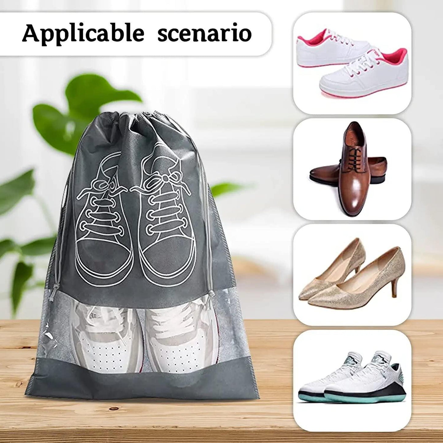 Shoe Bag - Transparent Dust-Proof Shoe Bags