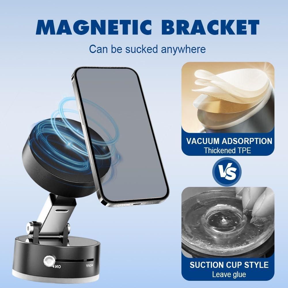 Magnetic Suction Cup Phone Holder