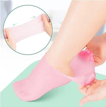 Silicone Gel Heel Socks (Anti-Slip )