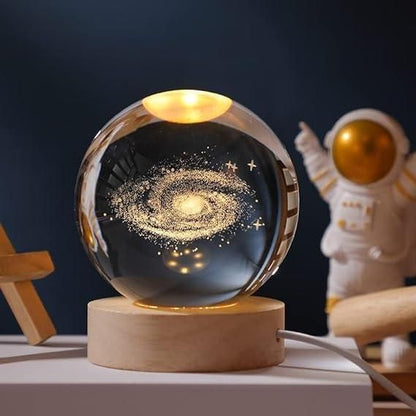 3D Solar System Crystal Lamp Ball