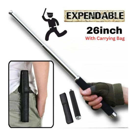 Automatic Retractable Self-Defence Rod – CrazyProductz