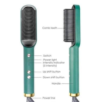 Hair Straightener Comb Brush