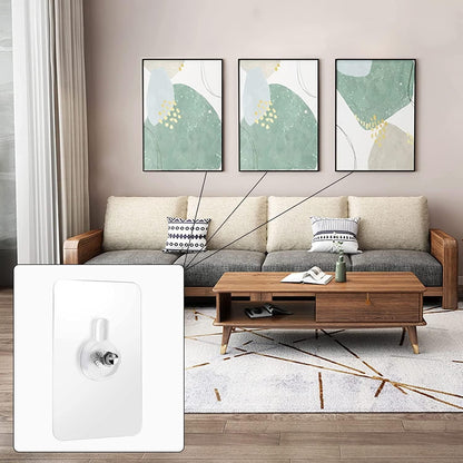 Wall Hooks-No drilling (Pack of 20)