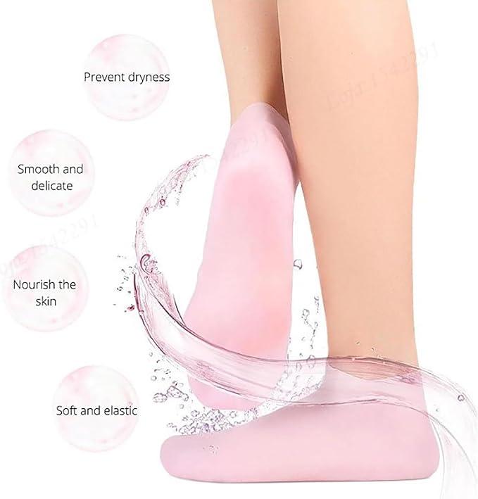 Silicone Gel Heel Socks (Anti-Slip )