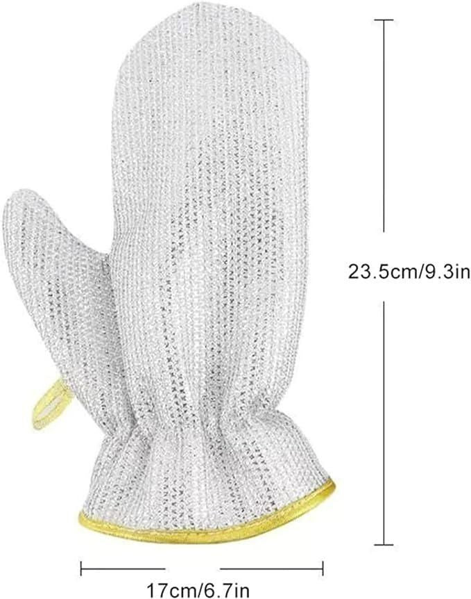 Reusable Dishwashing Gloves (Reusable upto 10,000 times) - Pack of 2