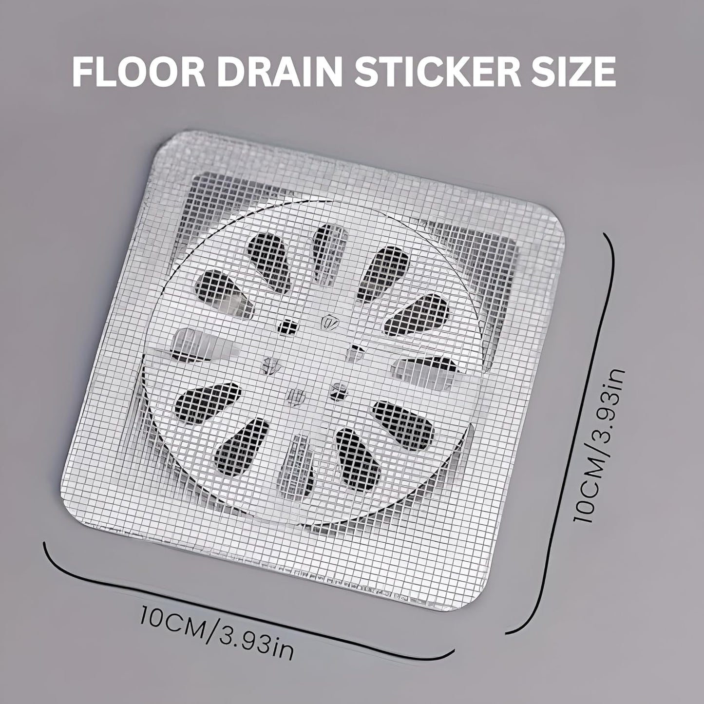 Disposable Drain Cover Stickers (Pak of 10 Pieces)