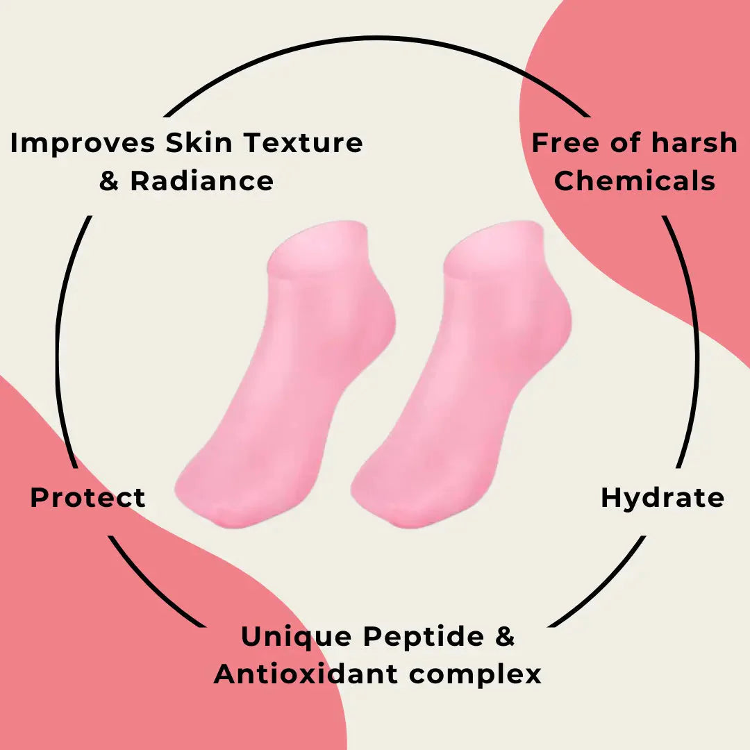 Silicone Gel Heel Socks (Anti-Slip )