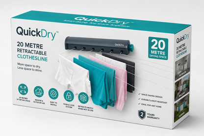 QuickDry™ 20 Metre Retractable Clothesline