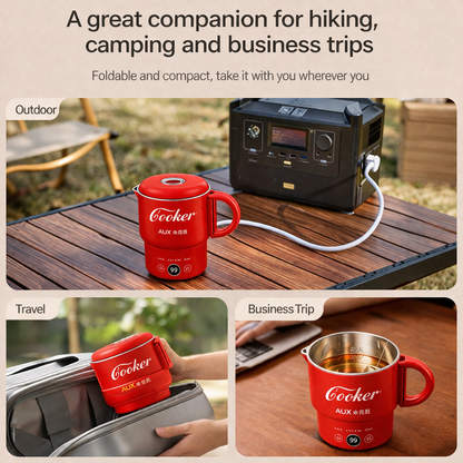 Portable Electric Kettle & Mini Cooker