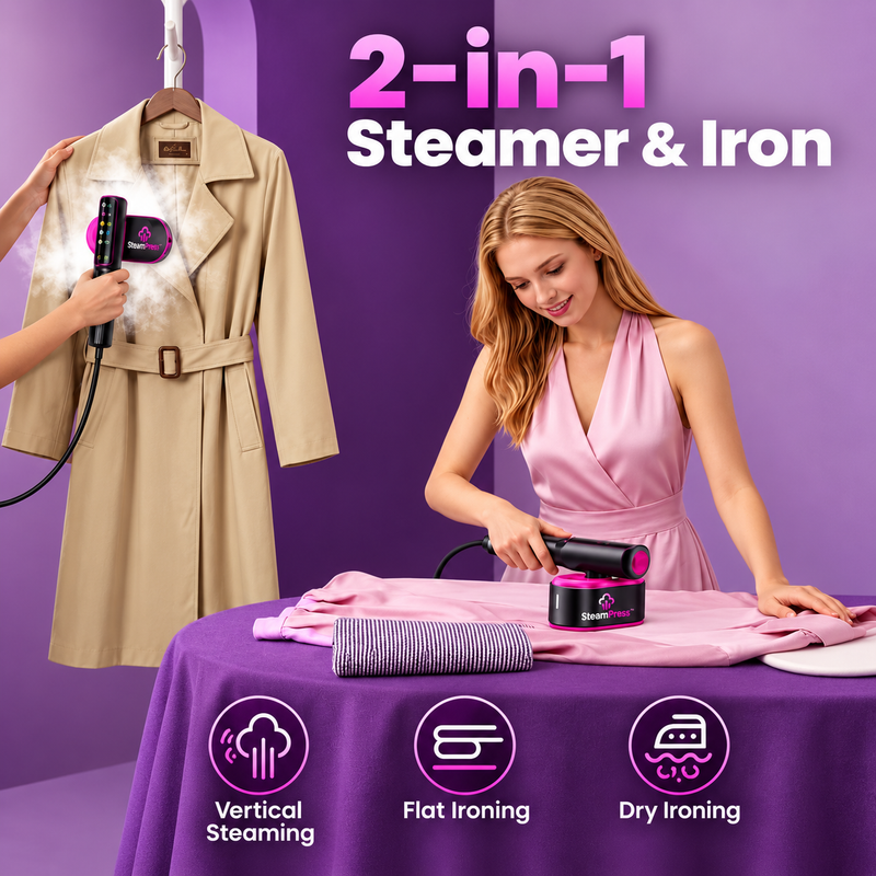 SteamPress™ Handheld Garment Steamer