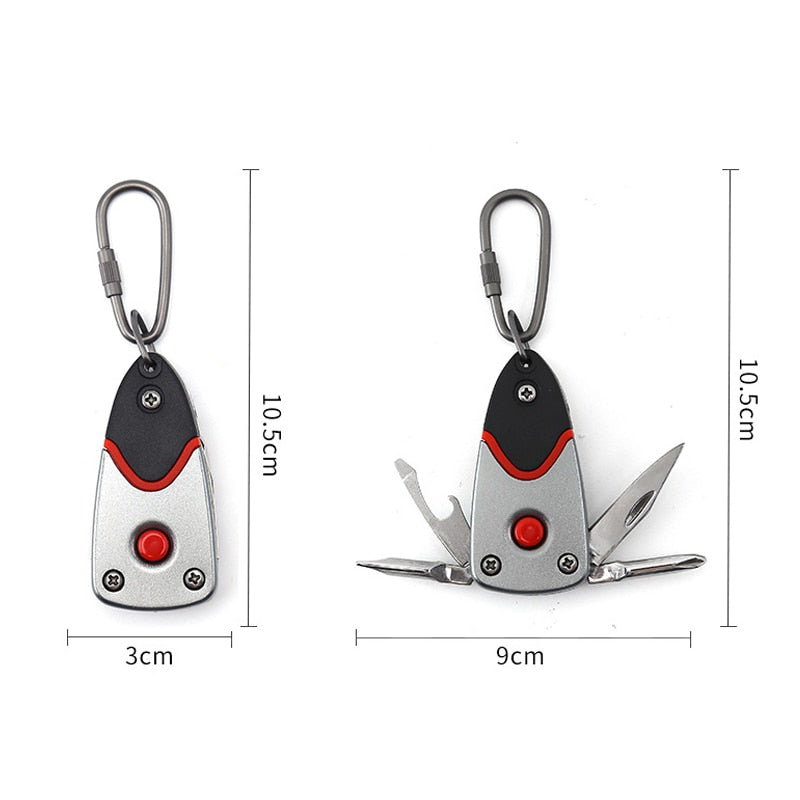 6-In-1 Multi-Tool Keychain