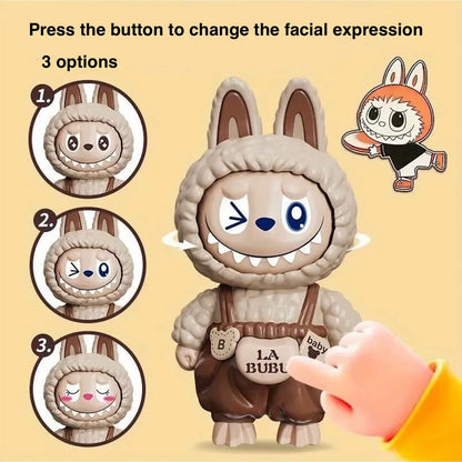 Labubu Face-Changing Keychain