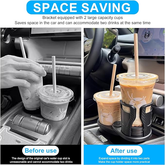 SpillProof™ 2-in-1 Multifunctional Car Cup Holder