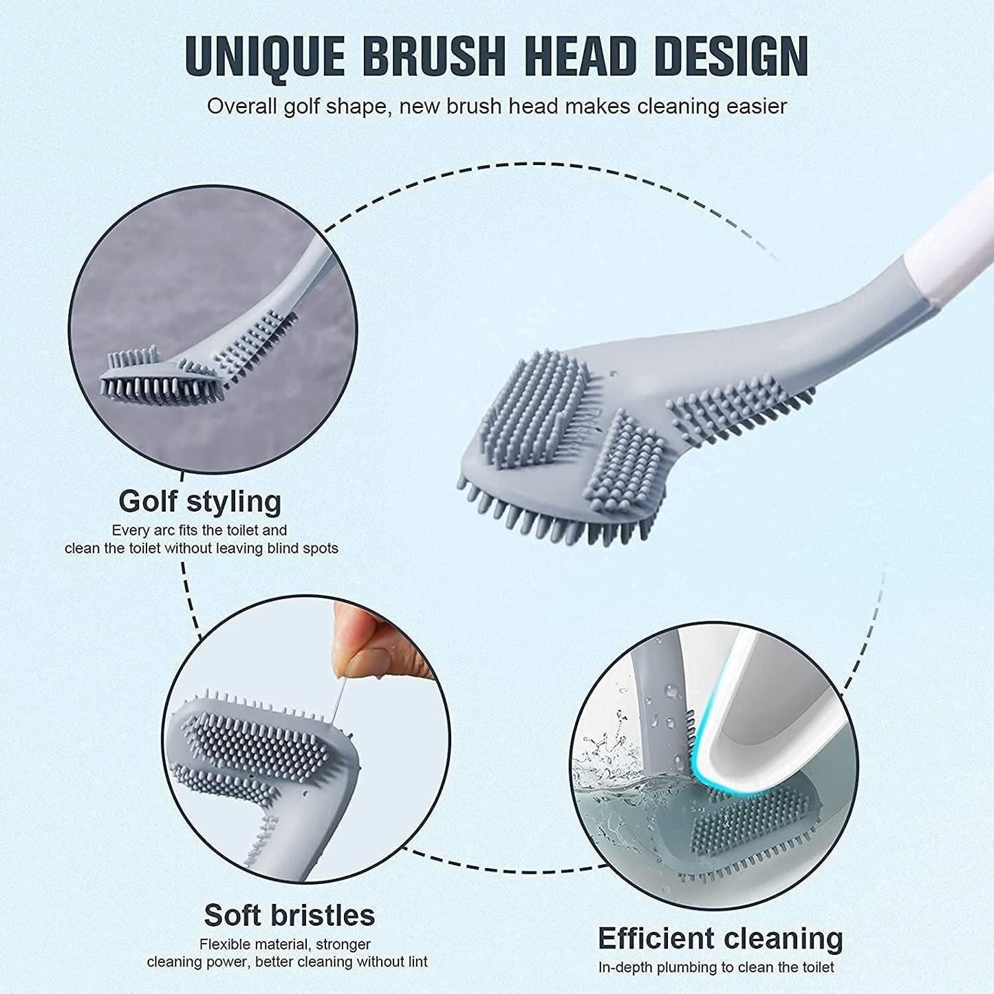 Golf Head Toilet Brush