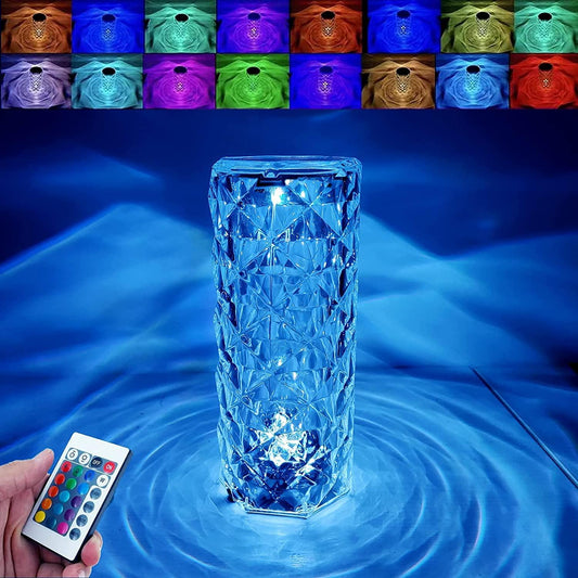 LED Crystal Table Lamp