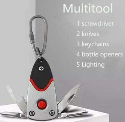 6-In-1 Multi-Tool Keychain