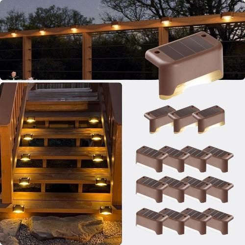 Solar Deck Lights (Pack of 4)