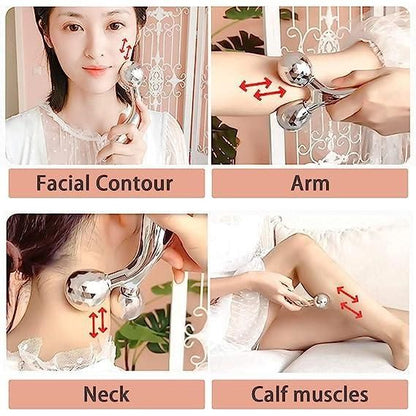 3D Face Roller Massager