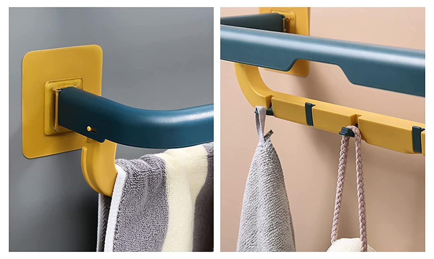 Towel Rack with Hooks